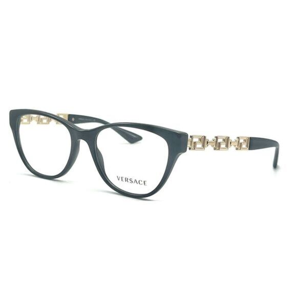 NEW VERSACE VE3292 GB1 BLACK AUTHENTIC EYEGLASSES 54-18 140 - Picture 1 of 3